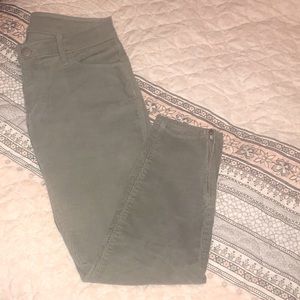 Loft - Gray Corduroy Curvy Skinny Ankle Pant - 4P